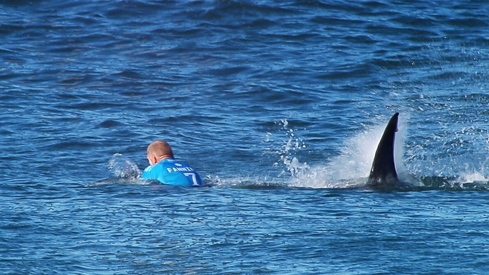 Mick Fanning Relives Fight with Shark: “I Was Swinging”