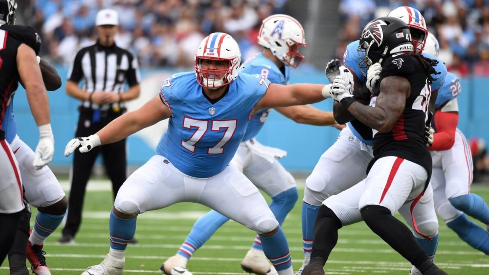 Titans Left Guard Peter Skoronski Makes Pro Football Focus’ NFL All-Rookie Team