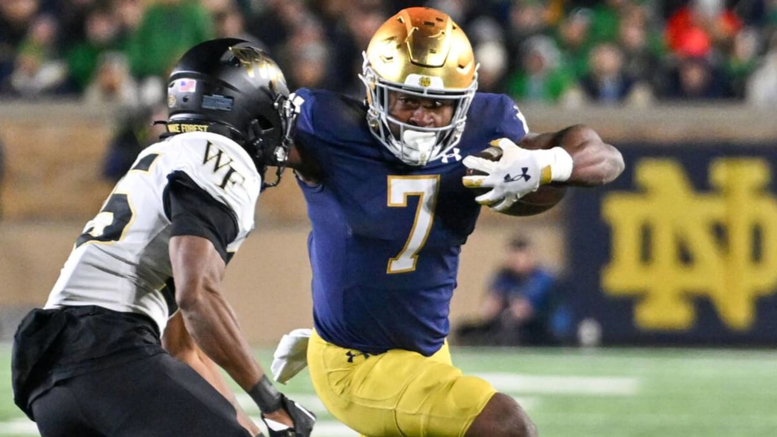 Combine Presents A Big Opportunity Notre Dame Star Audric Estime