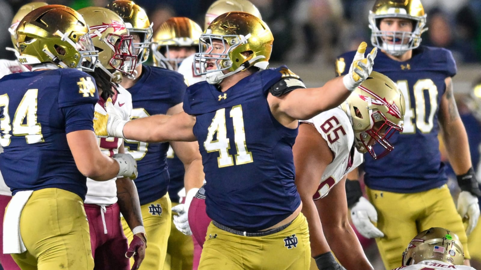 Marcus Freeman High On Notre Dame Defensive Line Talent and Depth