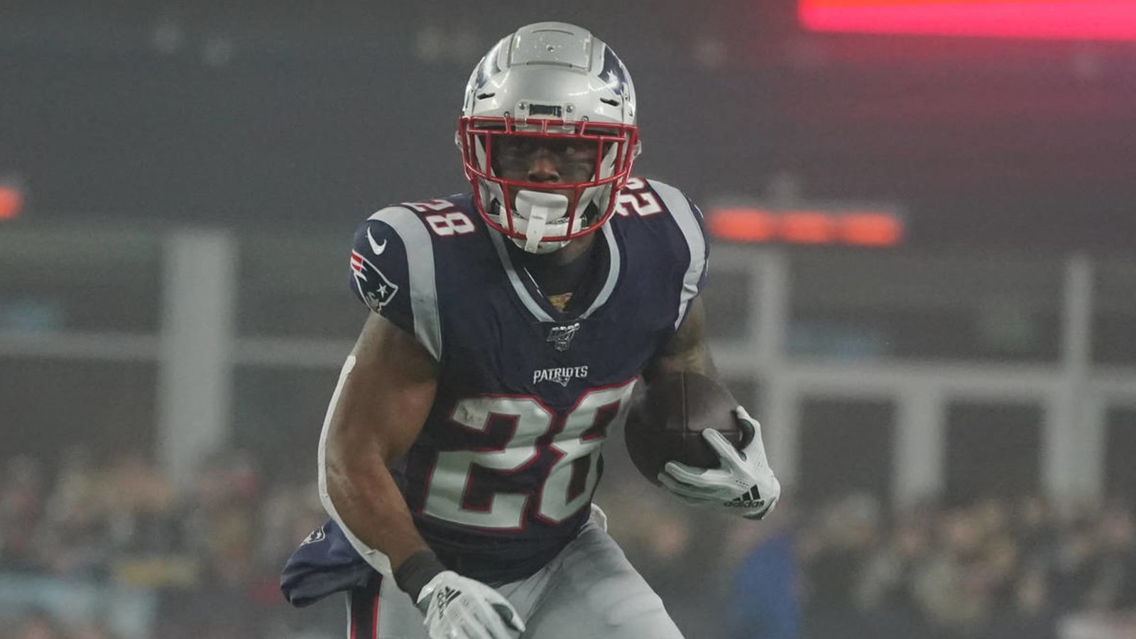 James White ruled out against Saints with hip injury