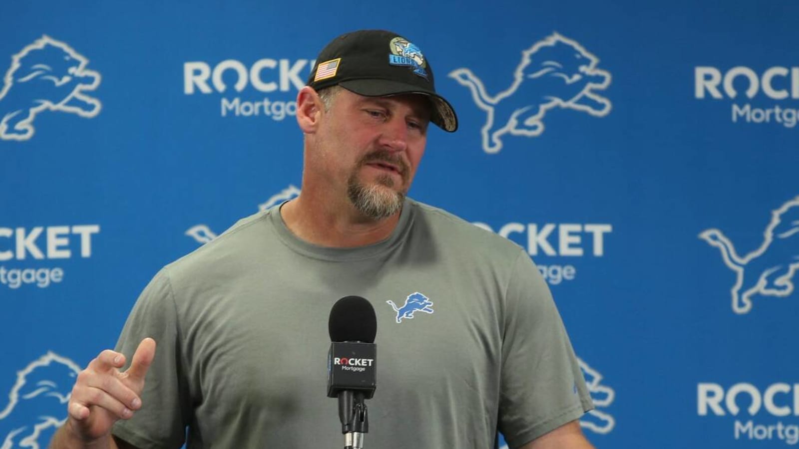 Lions HC Dan Campbell addresses RB tandem