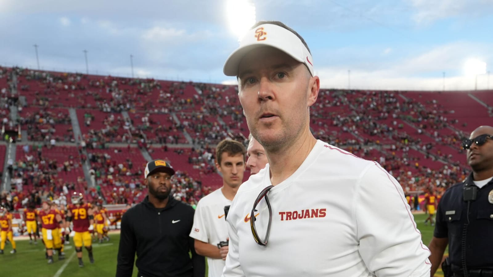Lincoln Riley addresses L.A. fires and pledges USC's support