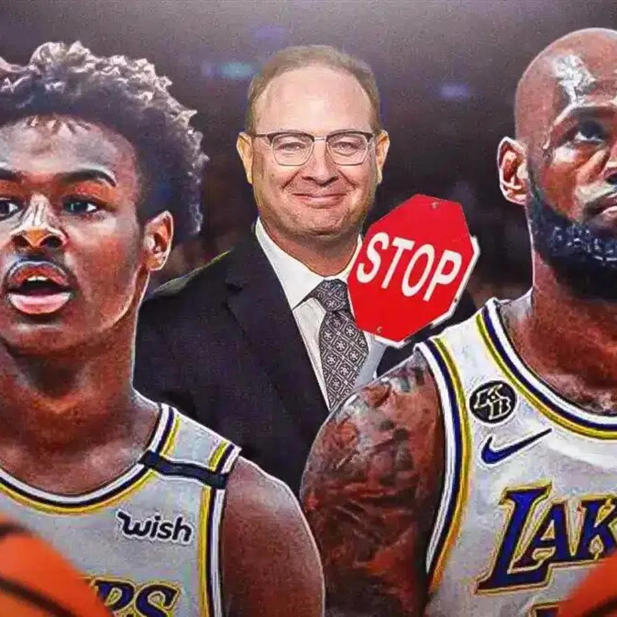 Adrian wojnarowski lebron james lakers 2025