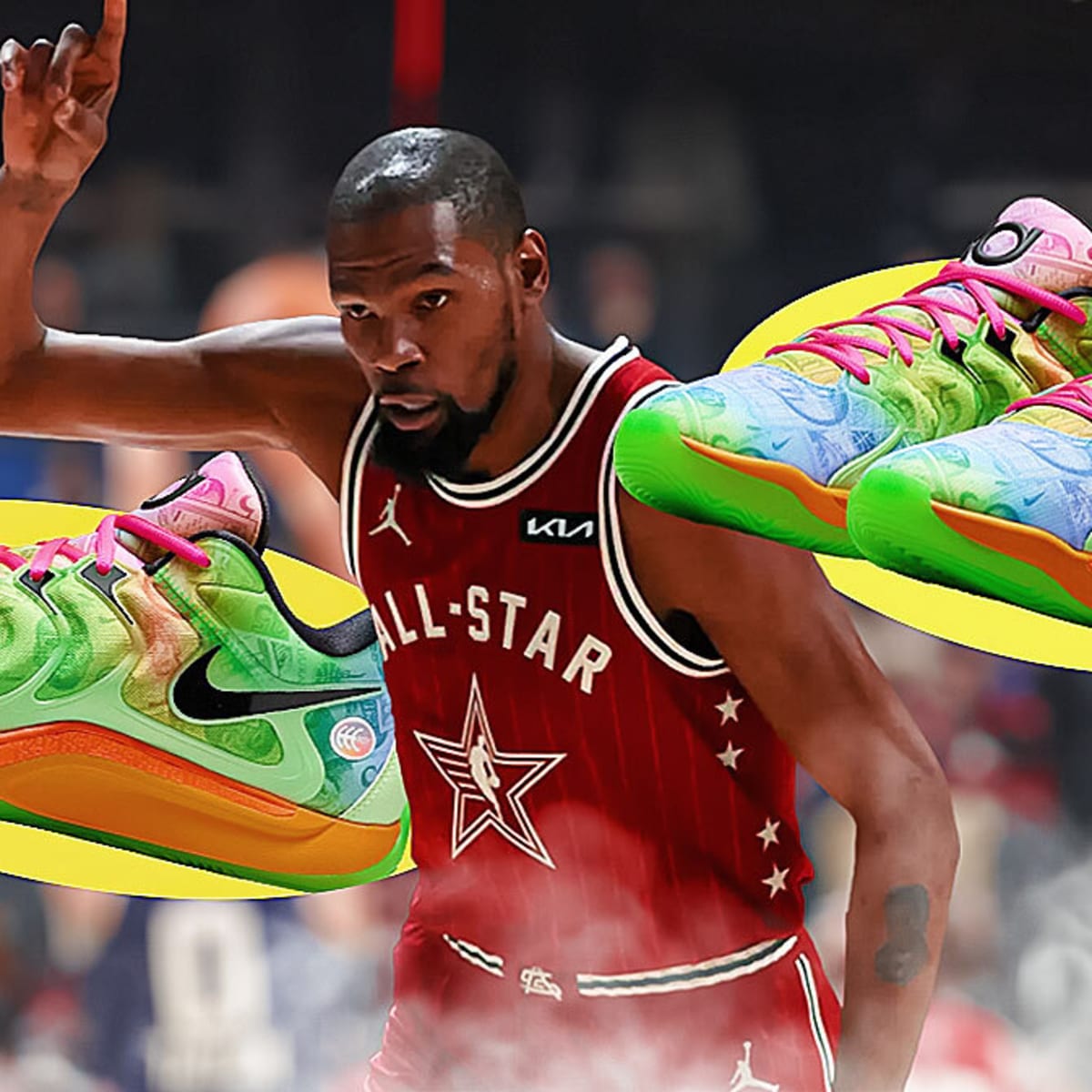 Kevin Durant debuts new Nike KD 17 Easy Money for All Star Weekend Yardbarker