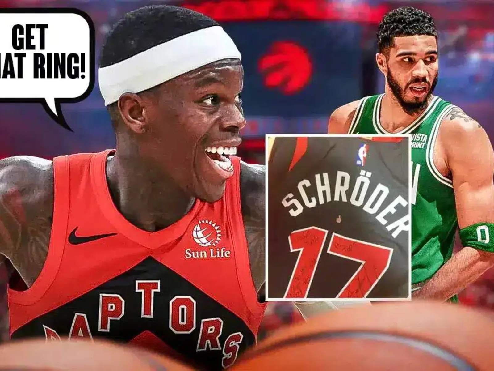 Raptors Dennis Schroder s championship gift to Jayson Tatum after