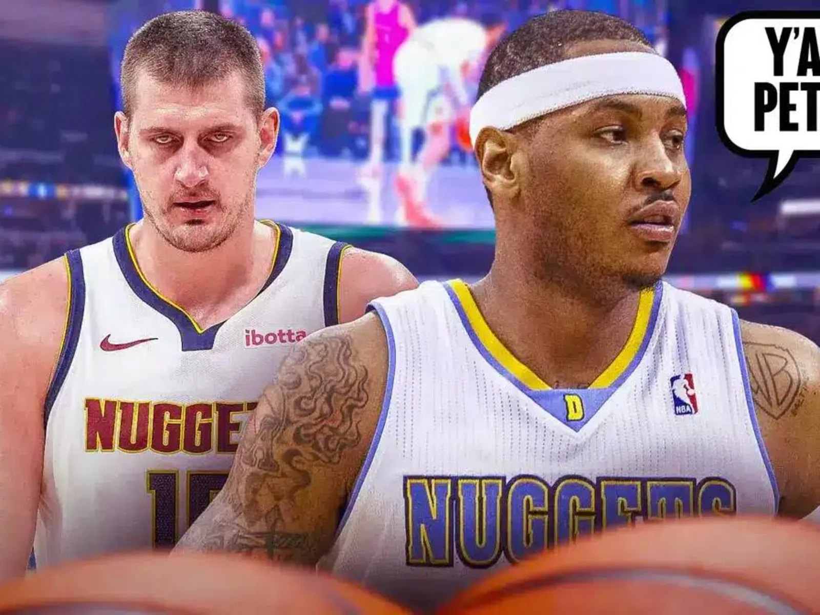 Carmelo Anthony calls out Nuggets for petty Nikola Jokic jersey number decision Yardbarker