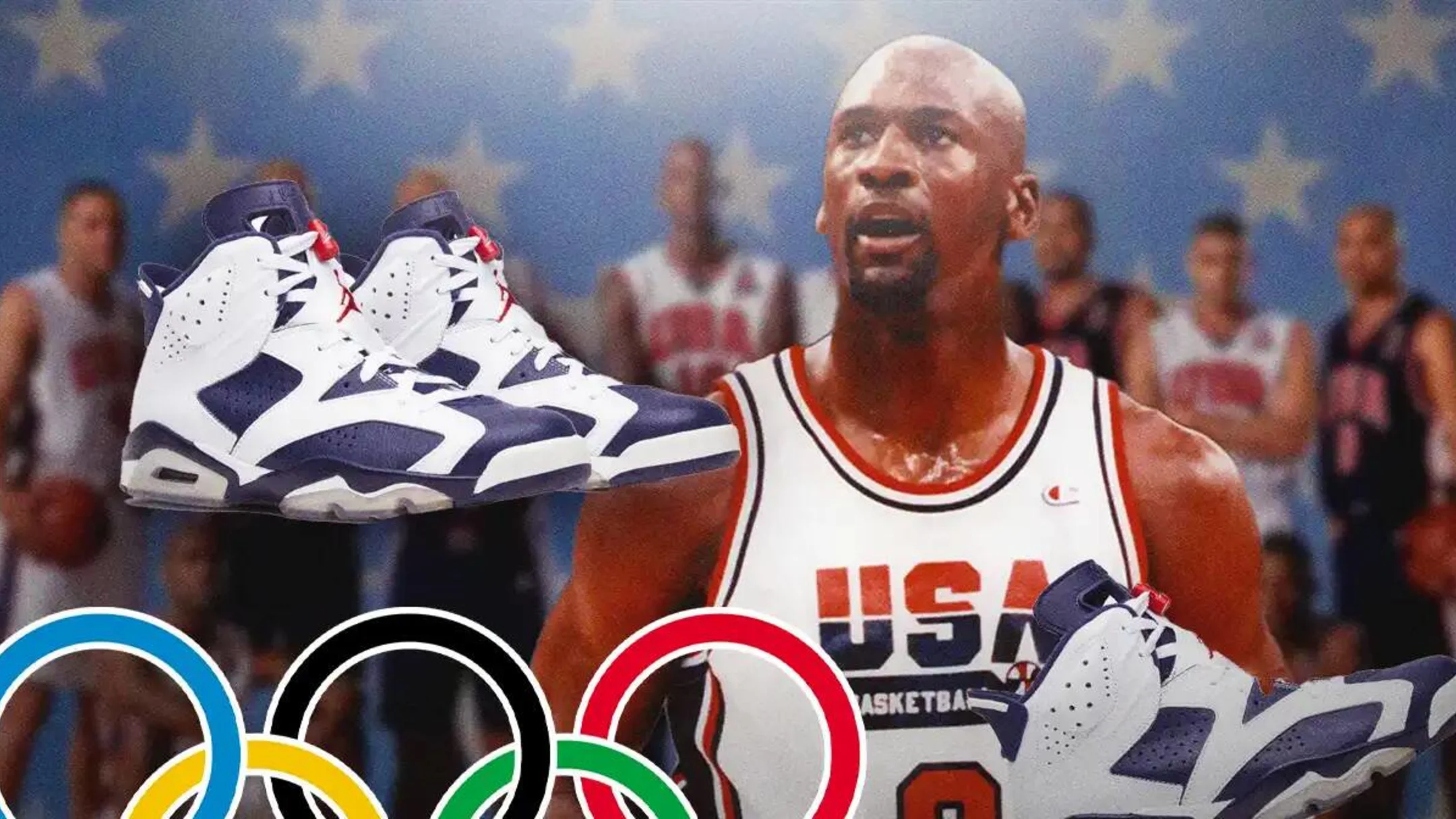 Michael jordan olympic shoes on sale