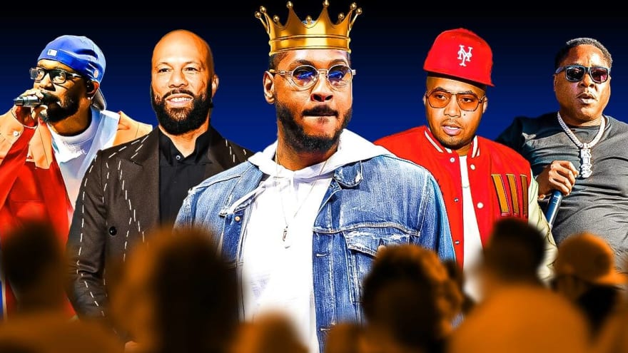 Carmelo Anthony dishes on what rapper represents his NBA career the most