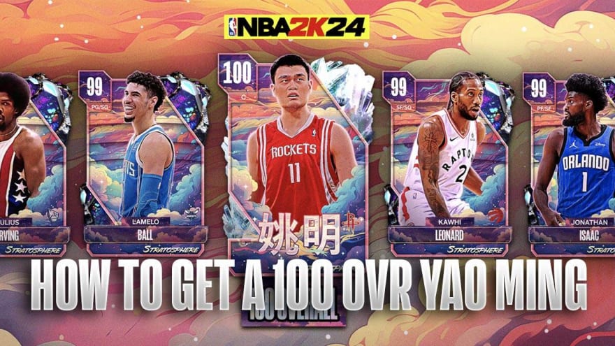 NBA 2K24 Stratosphere MyTEAM Adds 100 OVR Yao Ming