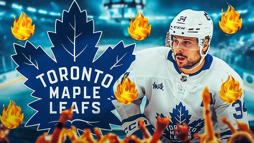Maple Leafs’ Auston Matthews reacts to 1st goal of season after crushing Kings