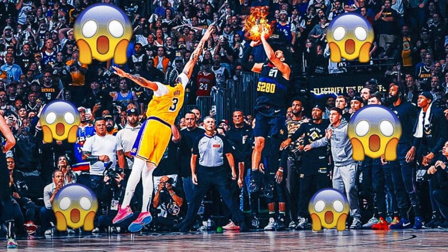 Photo of Nuggets’ Jamal Murray hitting game-winner over Lakers Anthony Davis is a masterpiece