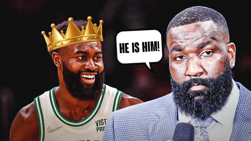 Celtics’ Jaylen Brown gets a wild endorsement from Kendrick Perkins
