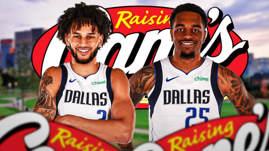 Mavericks’ Dereck Lively II, PJ Washington steal the show at Raising Cane’s event