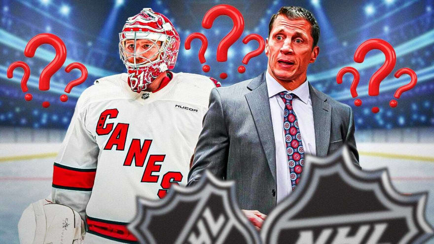 Hurricanes’ Rod Brind’Amour makes puzzling Frederik Andersen decision amid 0-2 hole vs Rangers