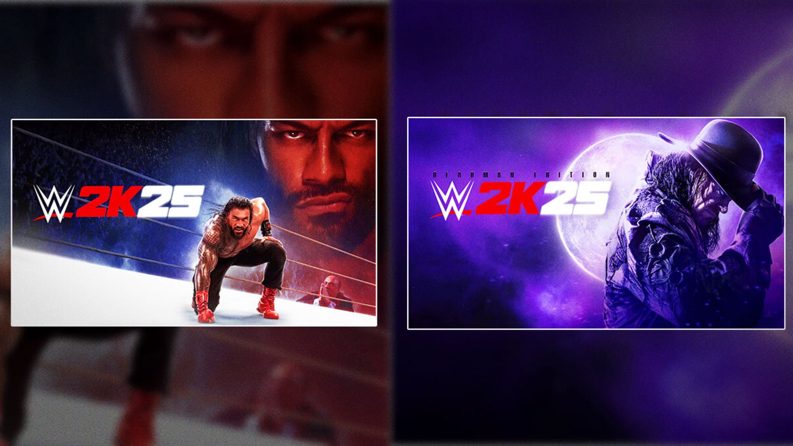 Roman Reigns, The Undertaker Headline WWE 2K25 Cover