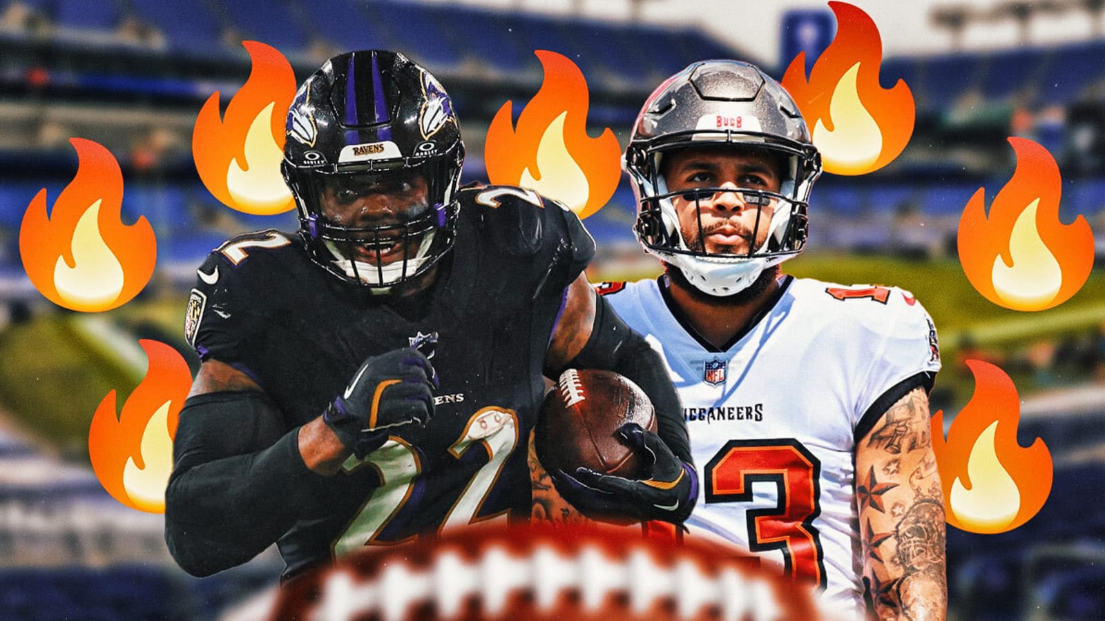 Ravens’ Derrick Henry ties Mike Evans with TD milestone