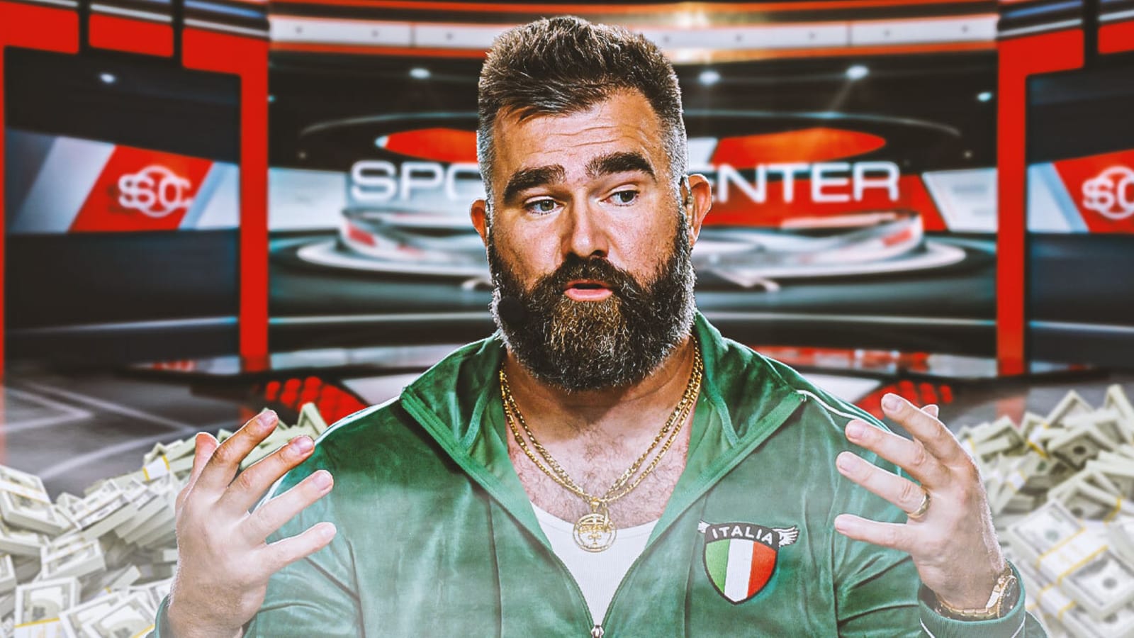 Jason Kelce’s huge, 3-year ESPN salary leaks