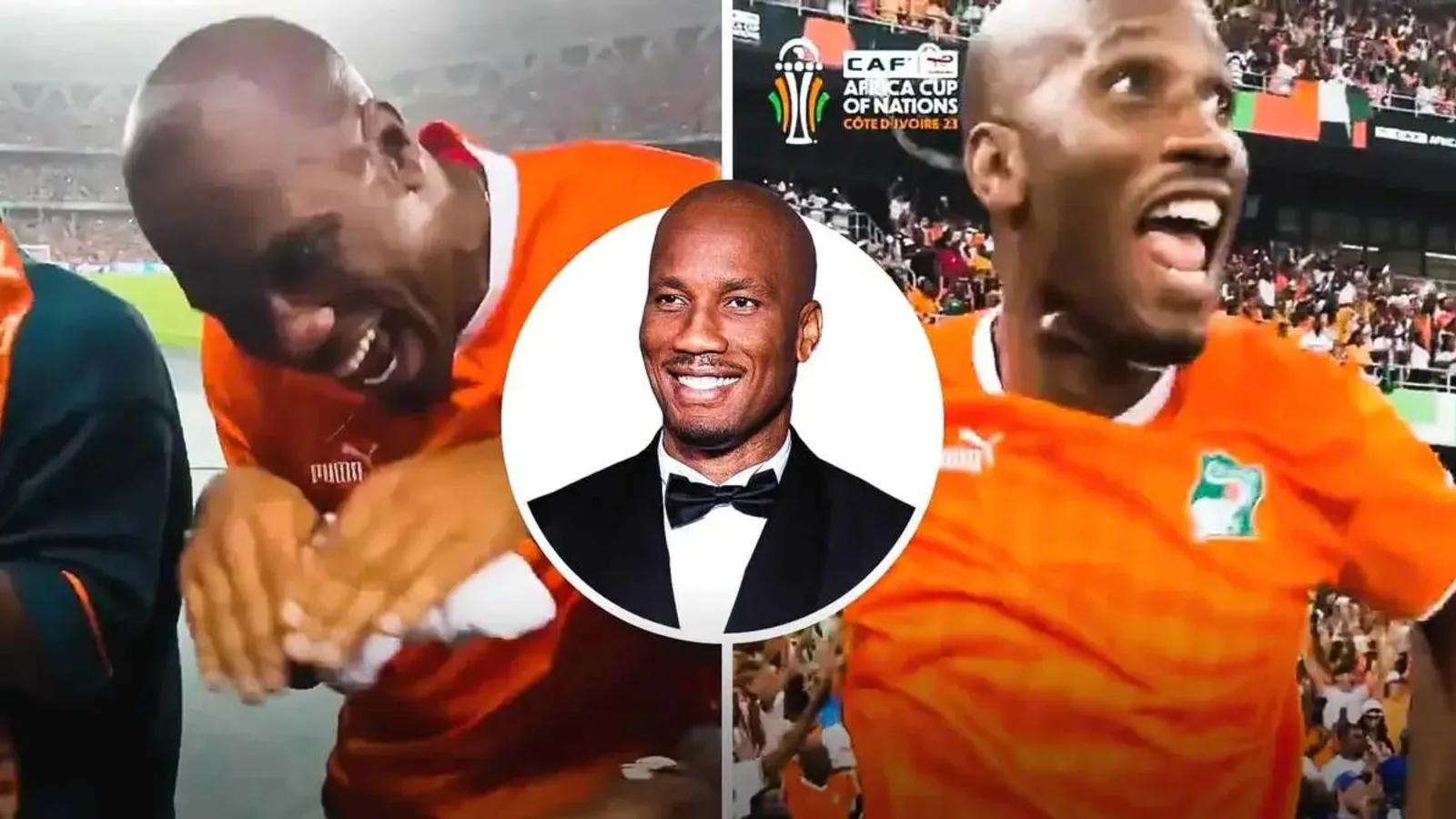 Didier Drogba’s wild celebrations go viral as Ivory Coast reach AFCON final