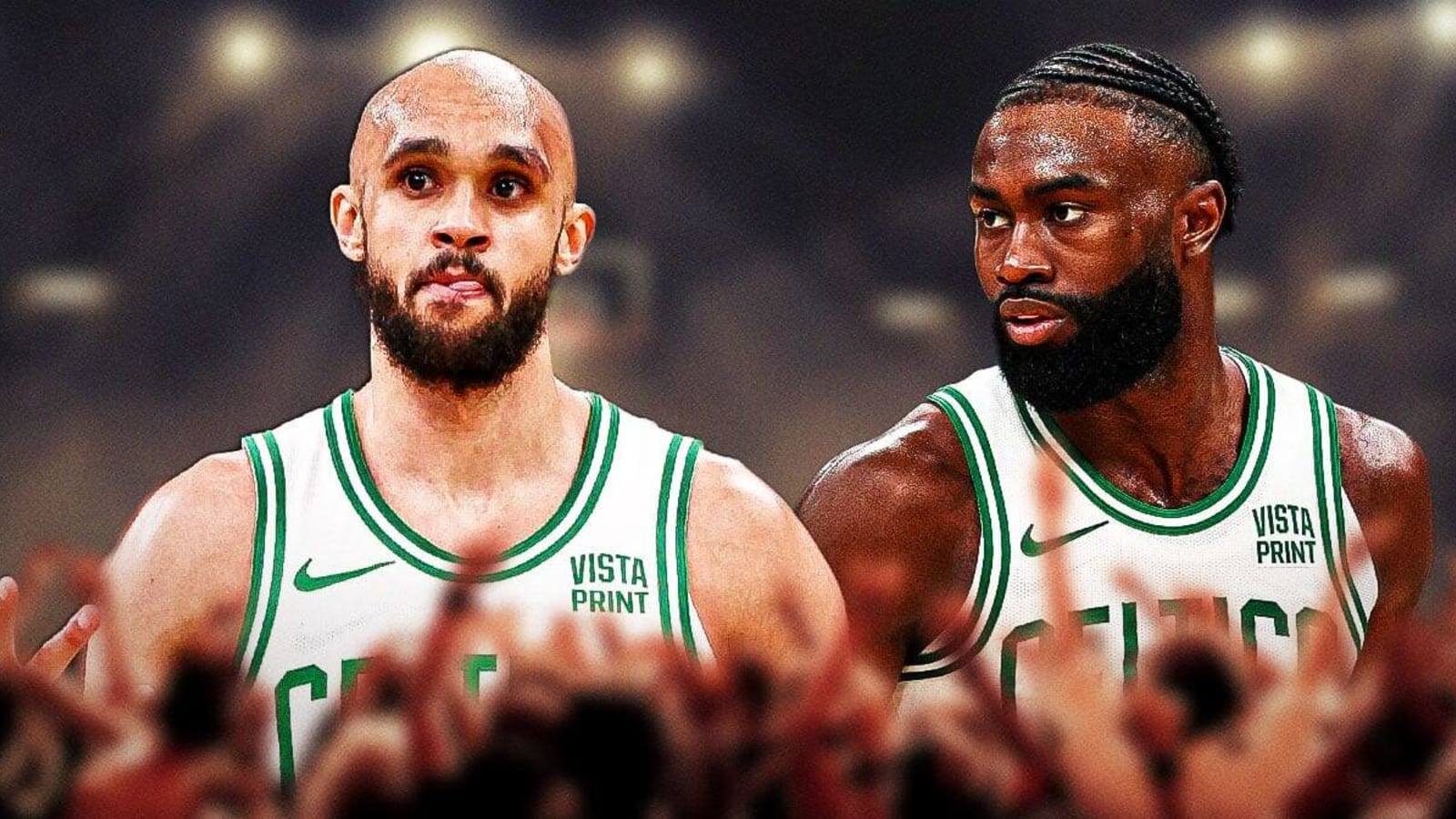 Celtics’ Jaylen Brown sends Derrick White message to fans after Game 1 masterpiece vs. Cavs