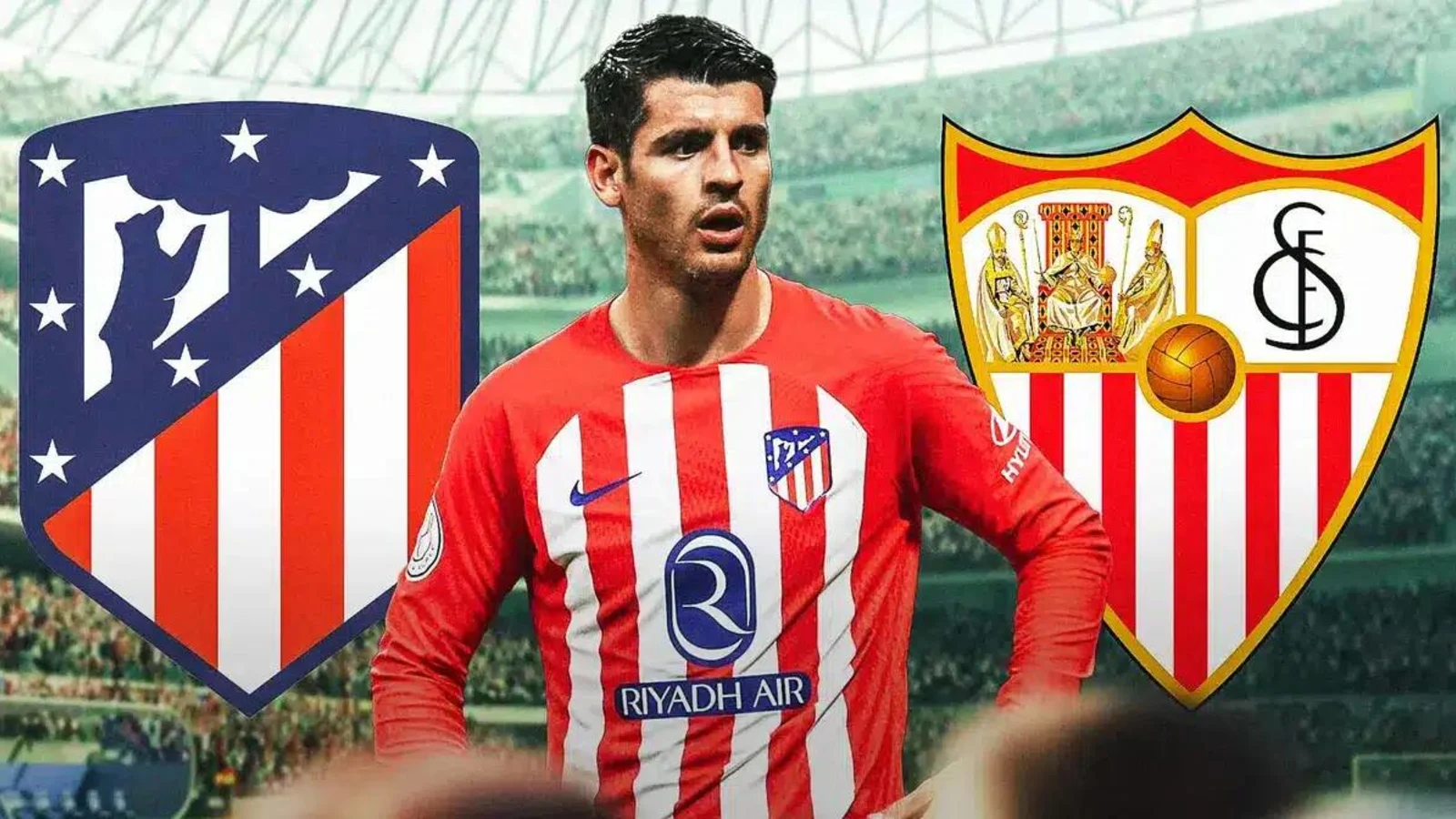 Atletico Madrid star Alvaro Morata leaves pitch crying after loss vs Sevilla