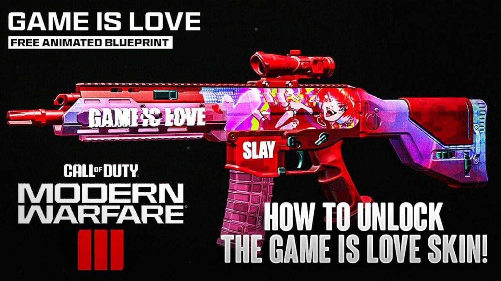 Call Of Duty: MW3 & Warzone – How To Get The Game Is Love Blueprint