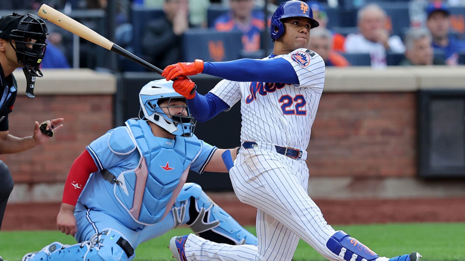 Juan Soto’s immediate reaction to first Mets home game