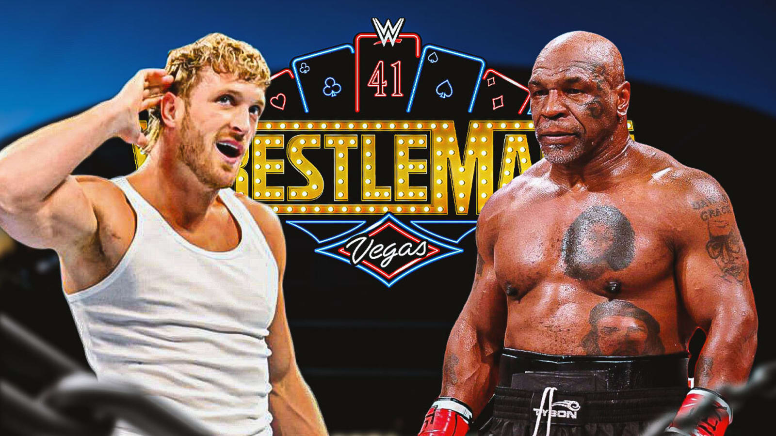 WWE makes bold Mike Tyson, Logan Paul WrestleMania 41 wish