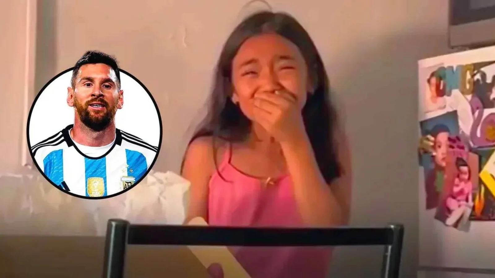 Lionel Messi provokes an emotional reaction from El Salvador fan