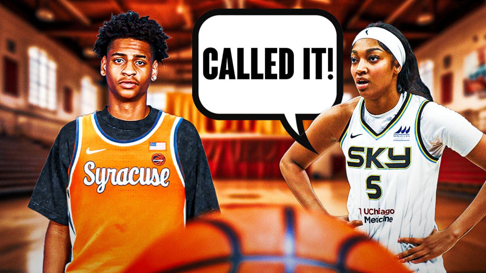 Angel Reese makes Kiyan Anthony college commitment prediction