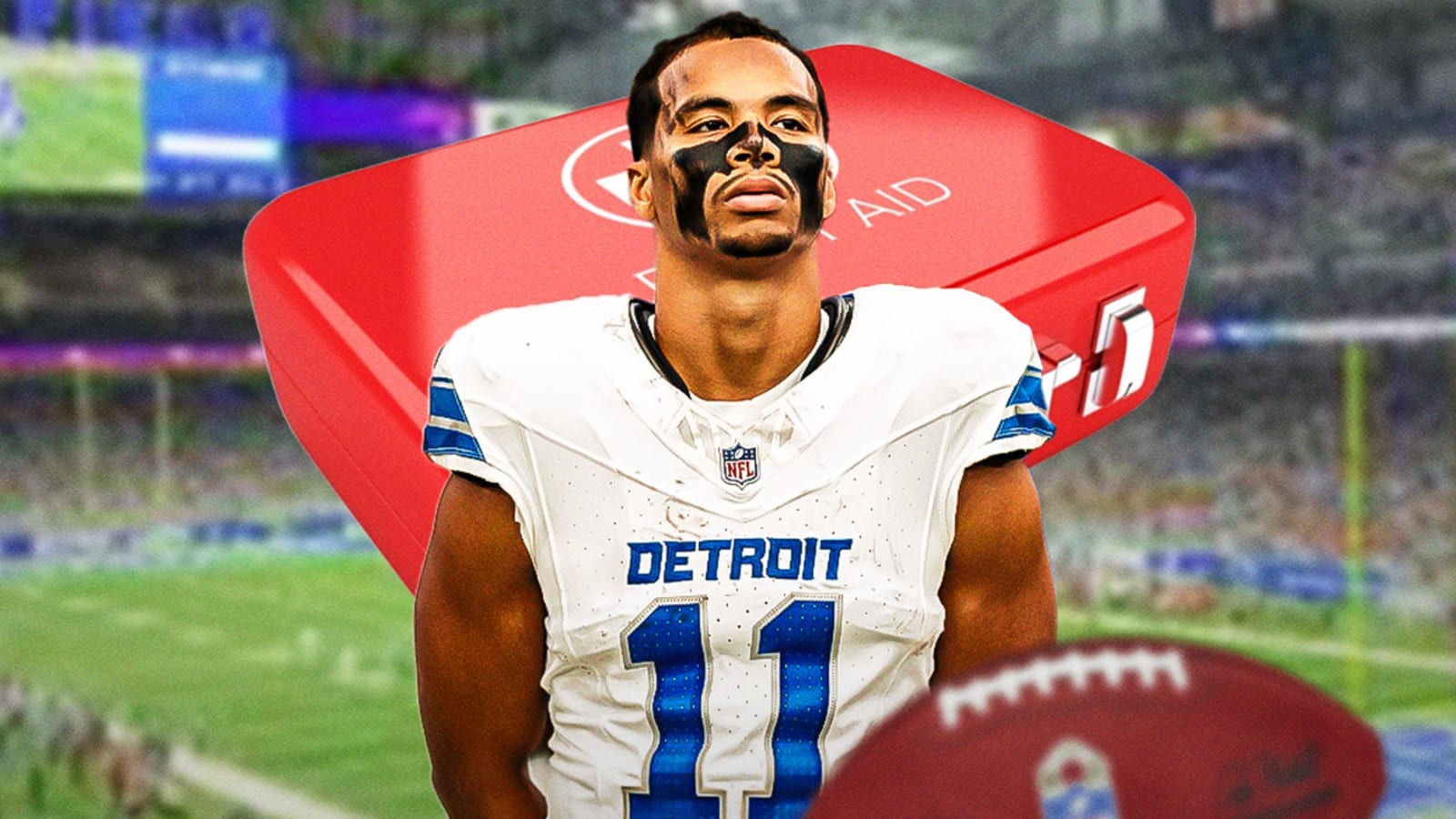 Lions’ Kalif Raymond carted off the field vs. Colts