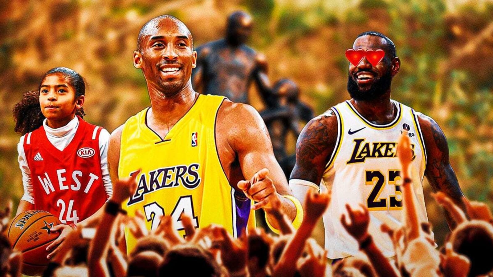 LeBron James reacts to Lakers’ new Kobe Bryant statue