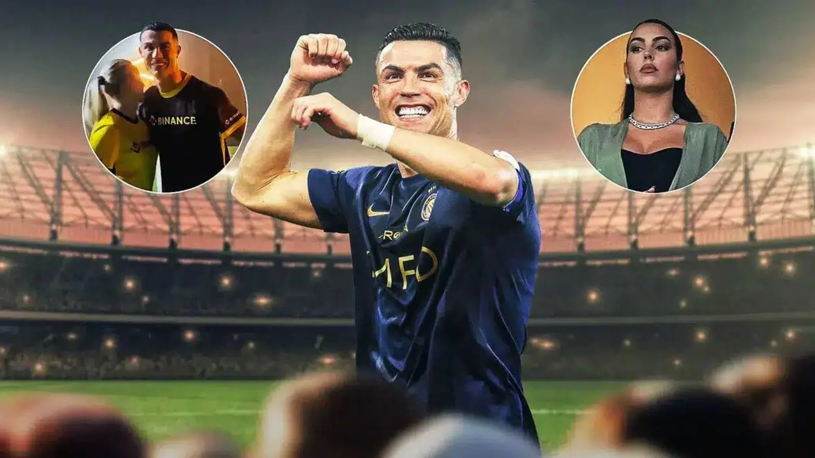 Cristiano Ronaldo meets the world’s most beautiful footballer
