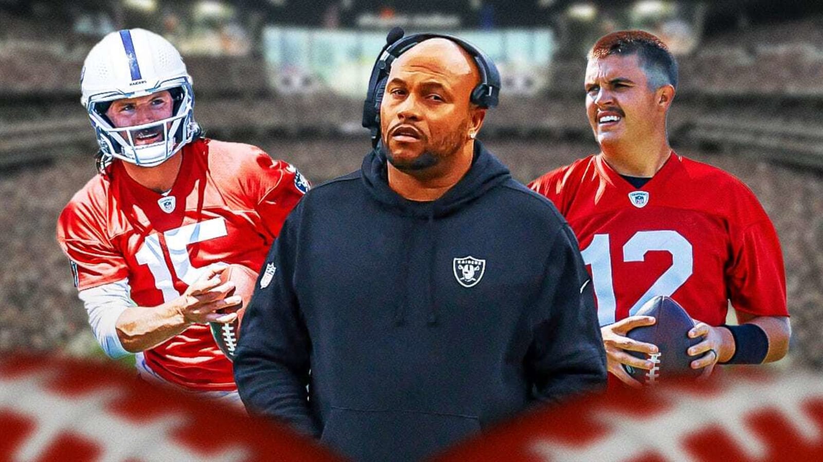 Raiders’ Antonio Pierce has calming approach to starting QB decision