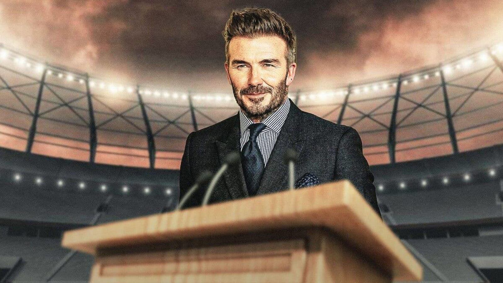 Inter Miami co-owner David Beckham sends inspiring message to Herons academy