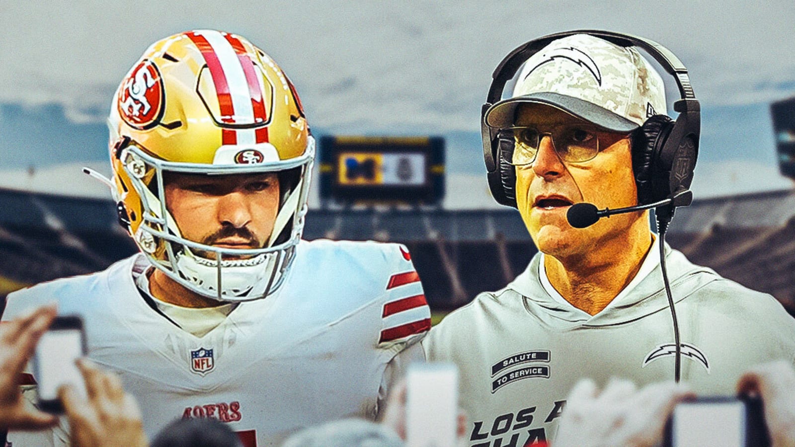 Embattled 49ers, ex-Michigan kicker earns Jim Harbaugh take