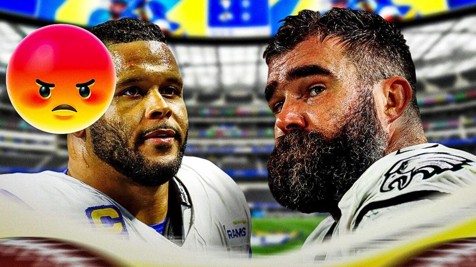 Rams legend Aaron Donald reveals why he hated playing ‘little fast a**’ Jason Kelce