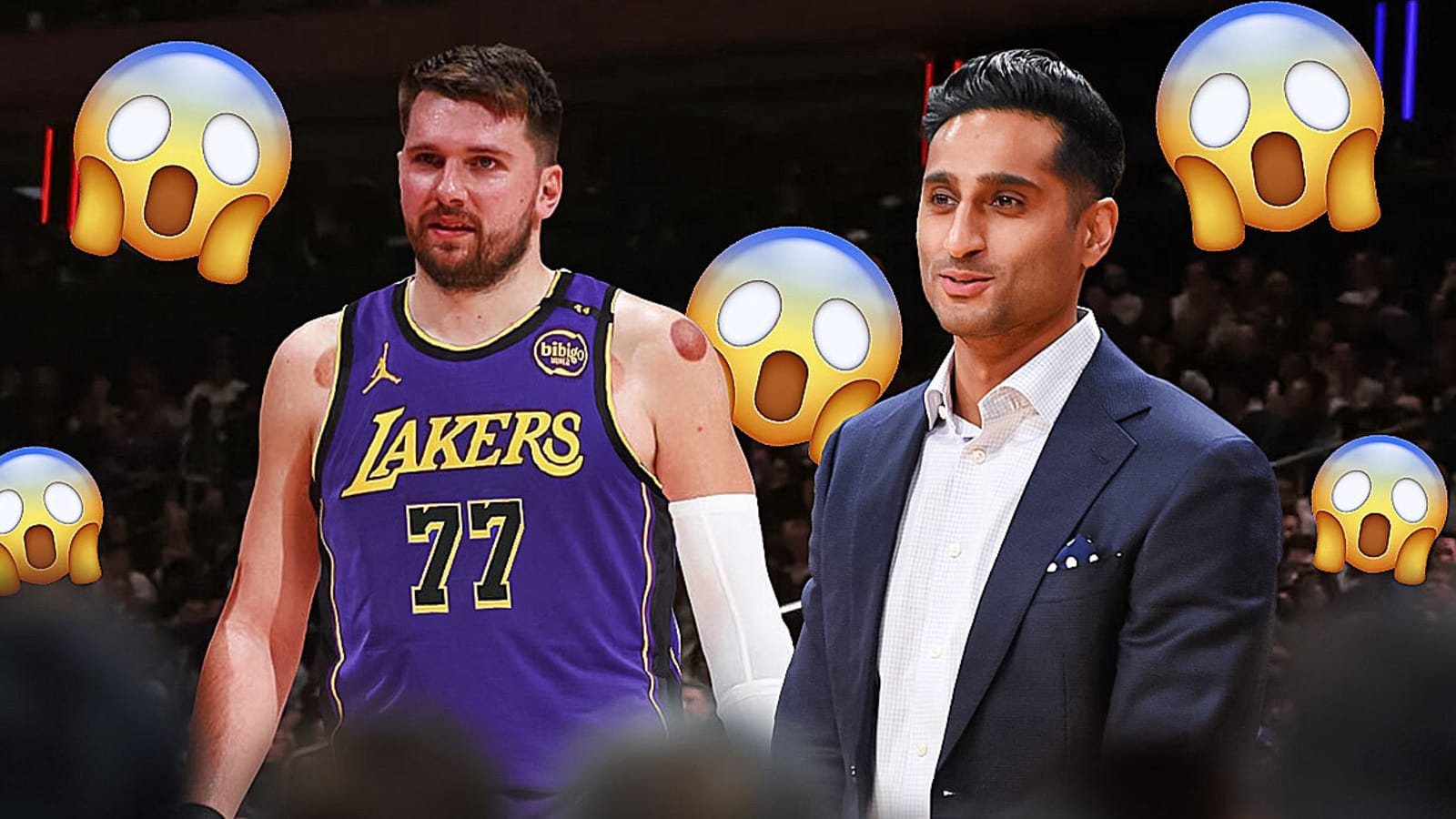 Shams Charania reveals initial reaction to receiving Luka Doncic Lakers trade information