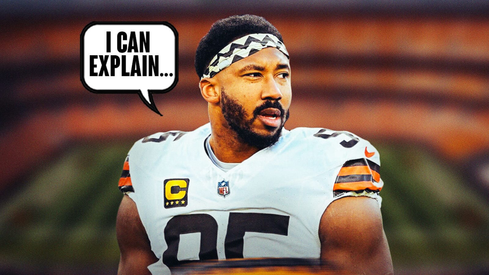 Myles Garrett explains decision to request trade from Browns