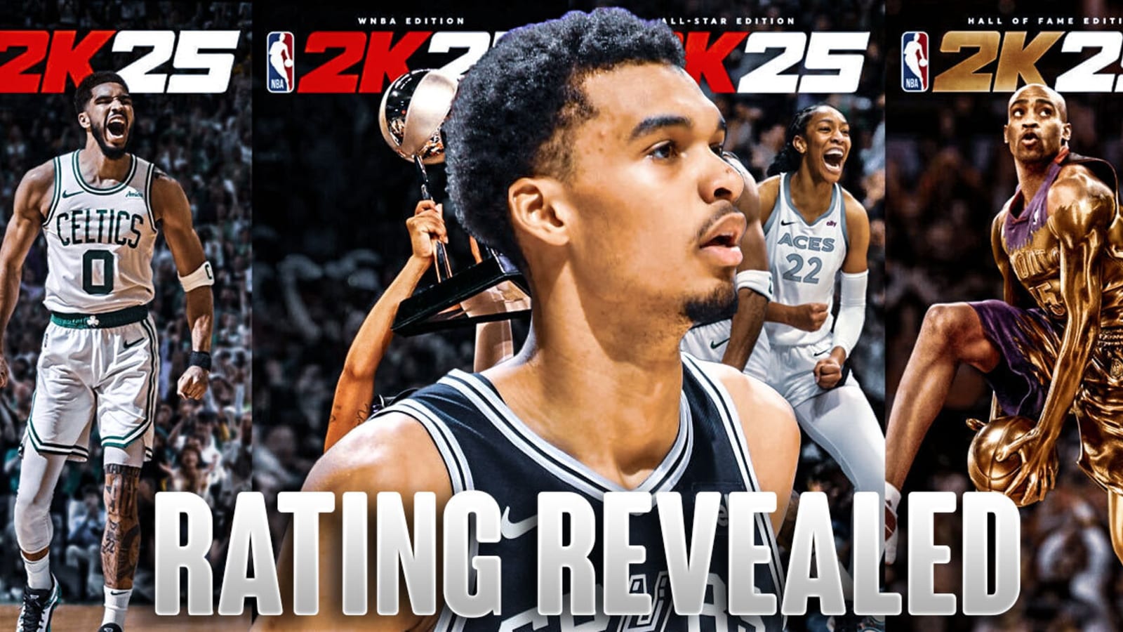 Spurs’ Victor Wembanyama NBA 2K25 Rating Revealed
