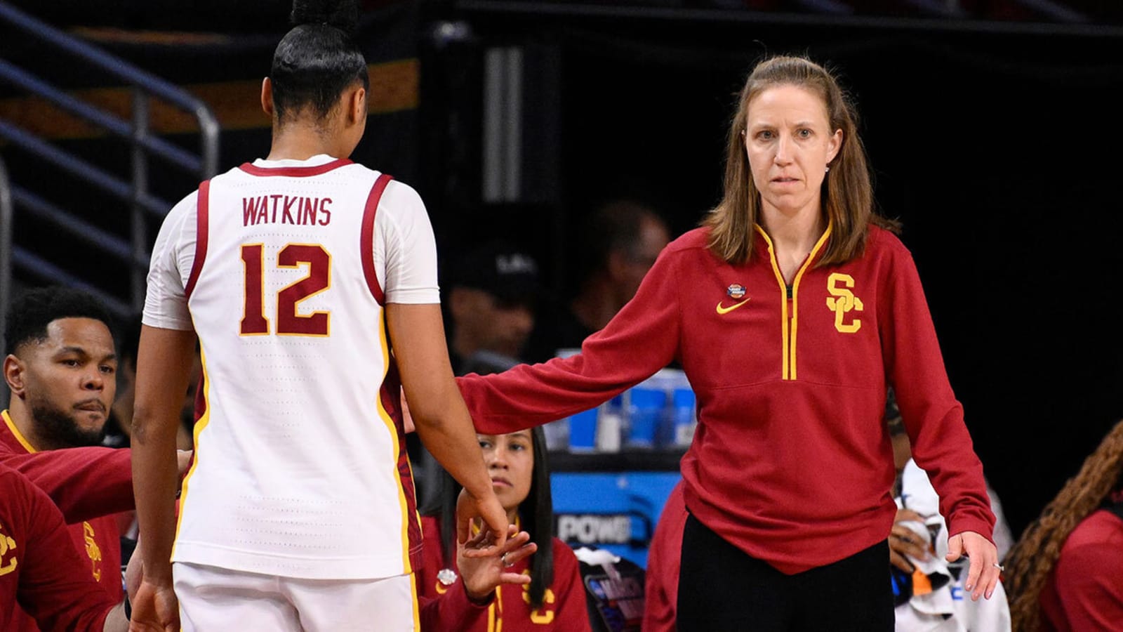 USC’s Lindsay Gottlieb defends Mississippi State player after JuJu Watkins’ injury