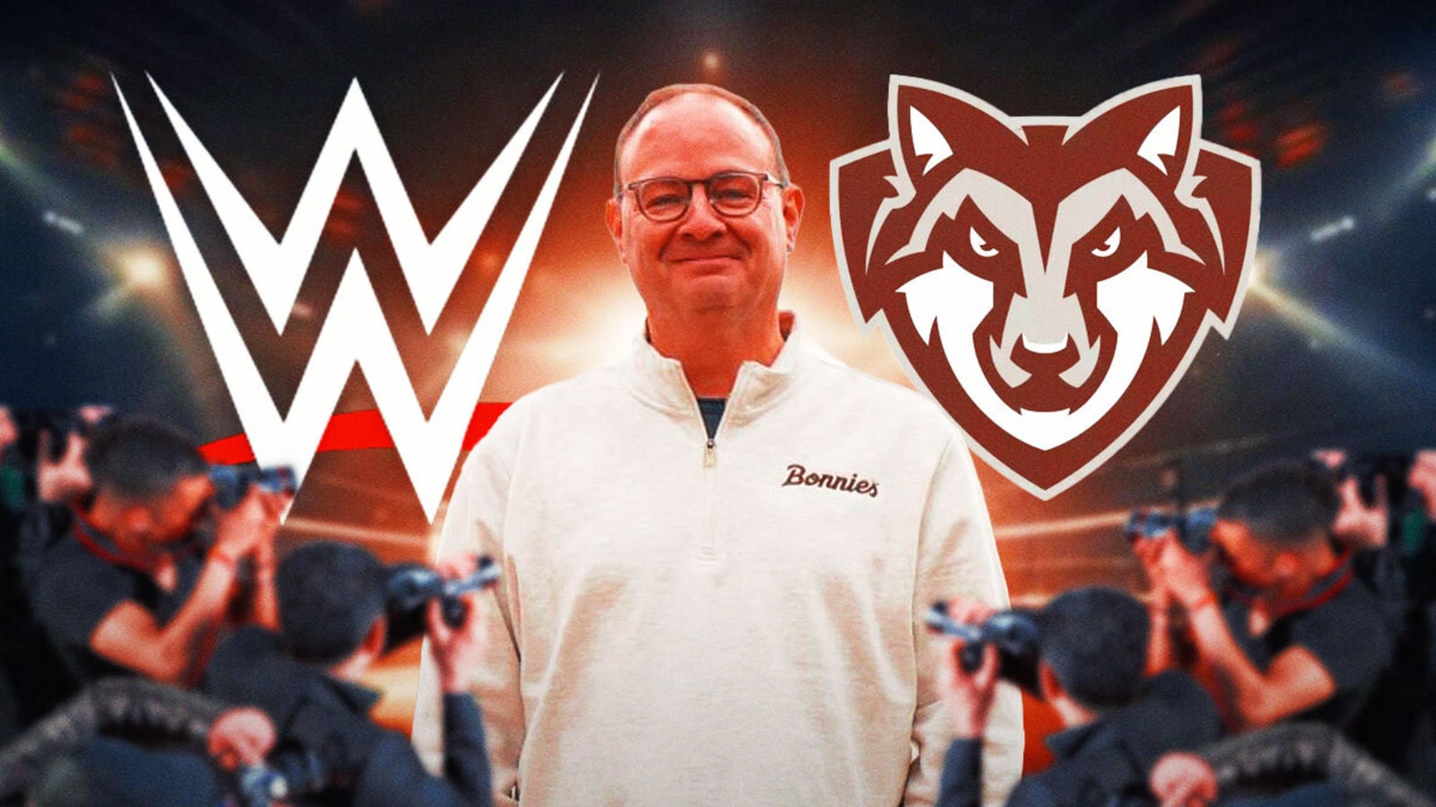 Woj announces St. Bonaventure basketball partnership with WWE
