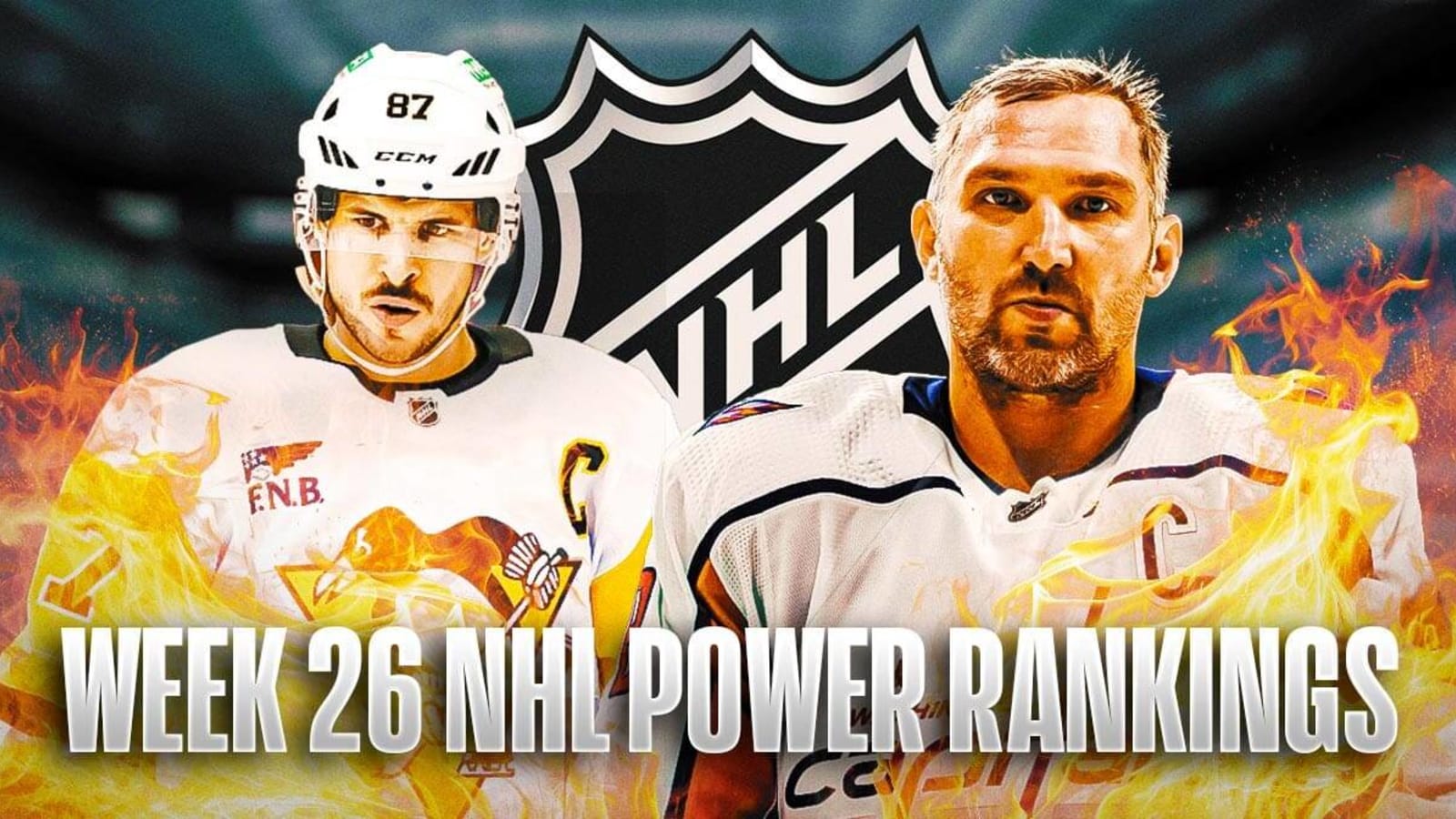NHL Power Rankings, Week 26: Crosby, Ovechkin headline chaotic playoff chase