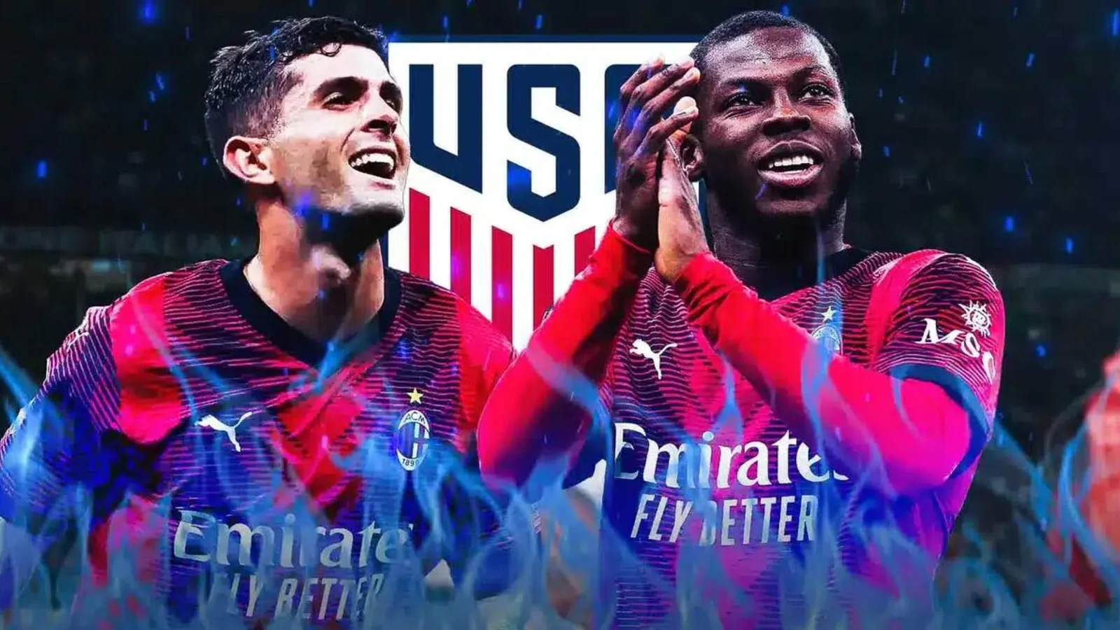 USMNT stars Christian Pulisic and Yunus Musah obliterates Rennes with AC Milan