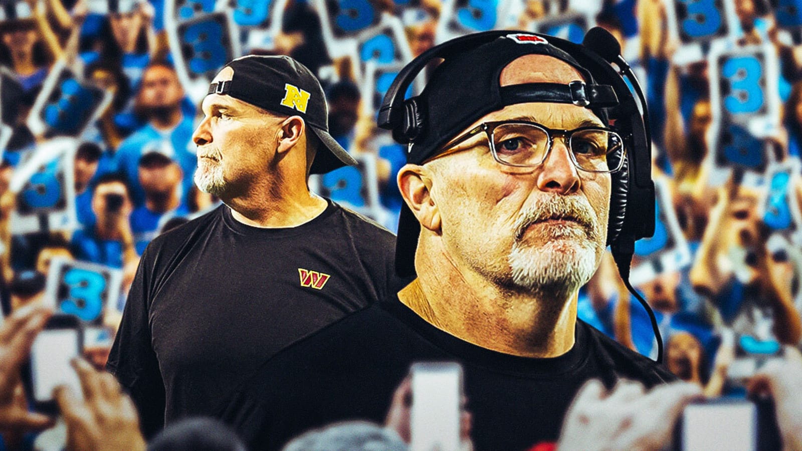 Commanders’ Dan Quinn shouts out ‘lit’ Lions fans after wild win