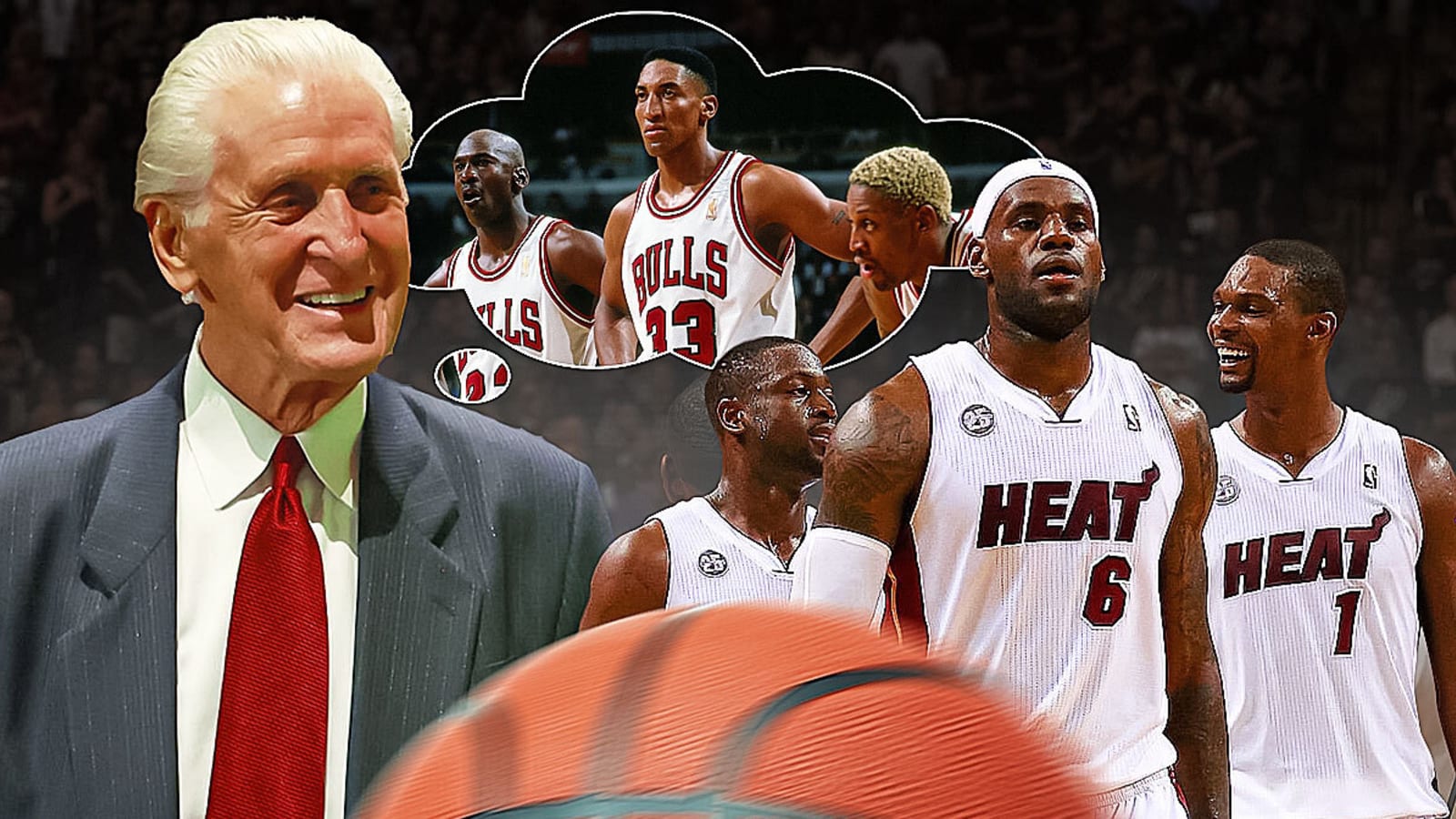 Pat Riley gets real on LeBron James, Dwyane Wade, Chris Bosh breaking up