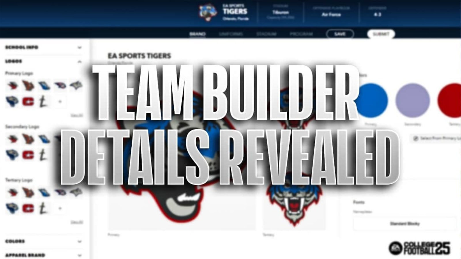 College Football 25 Team Builder Details Revealed Yardbarker