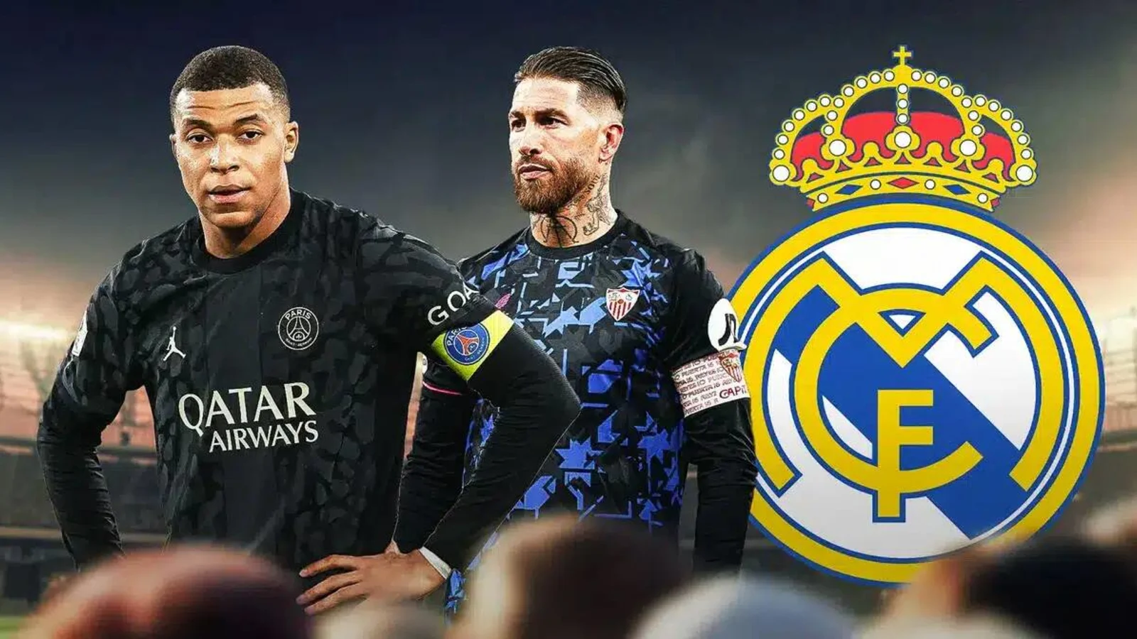 Rumor: Kylian Mbappe interacts with Sergio Ramos before Real Madrid move
