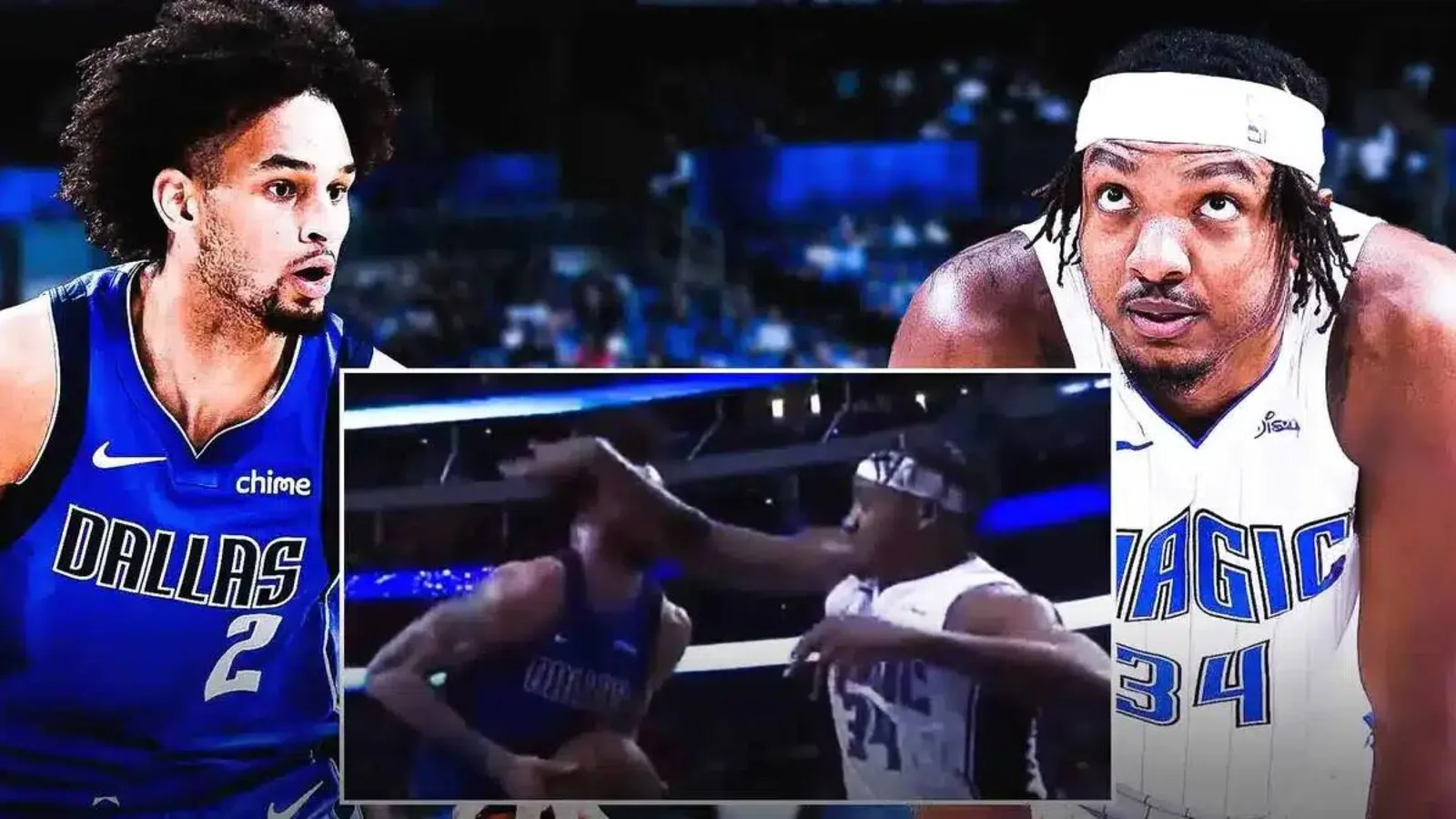 Mavericks: Wendell Carter Jr. apologizes after painful blow to Dereck Lively II’s face