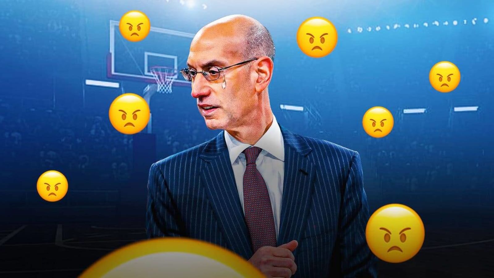 NBA fans hate on Adam Silver after bizarre ending of Lakers-Warriors game